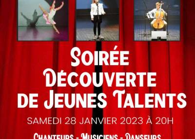 🔦 Soirée découverte de jeunes talents